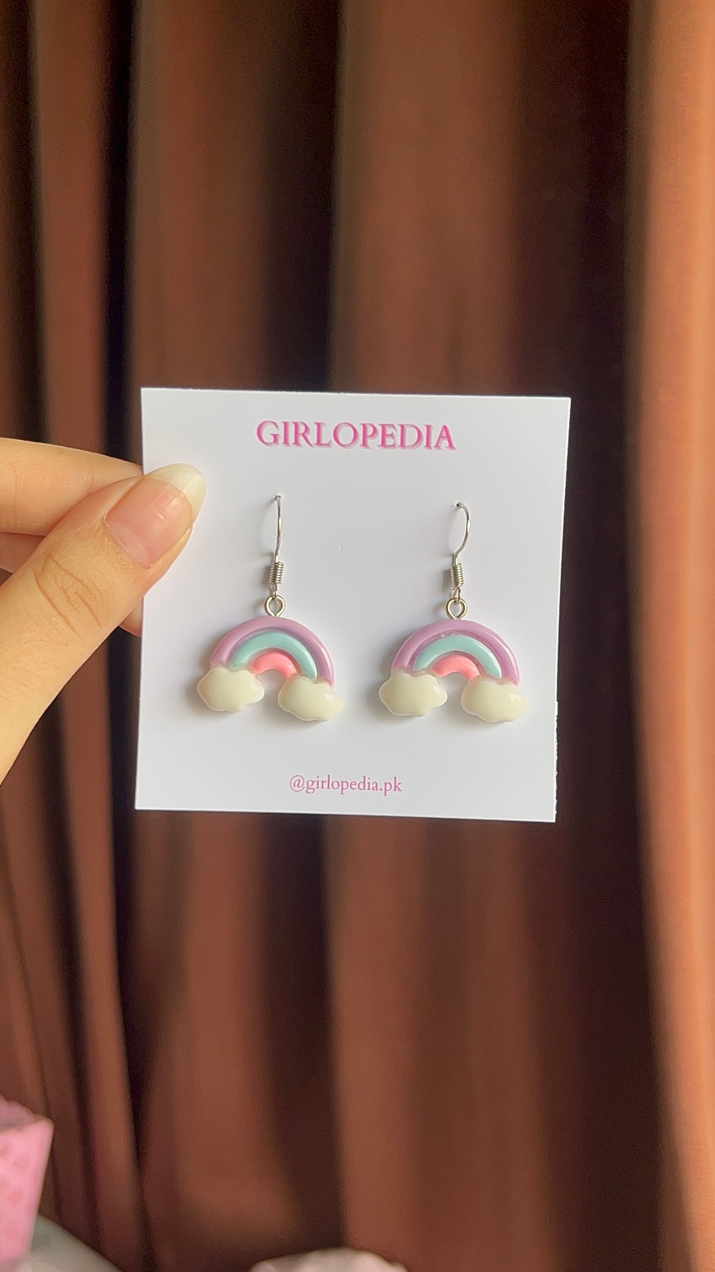 Cute rainbow earrings