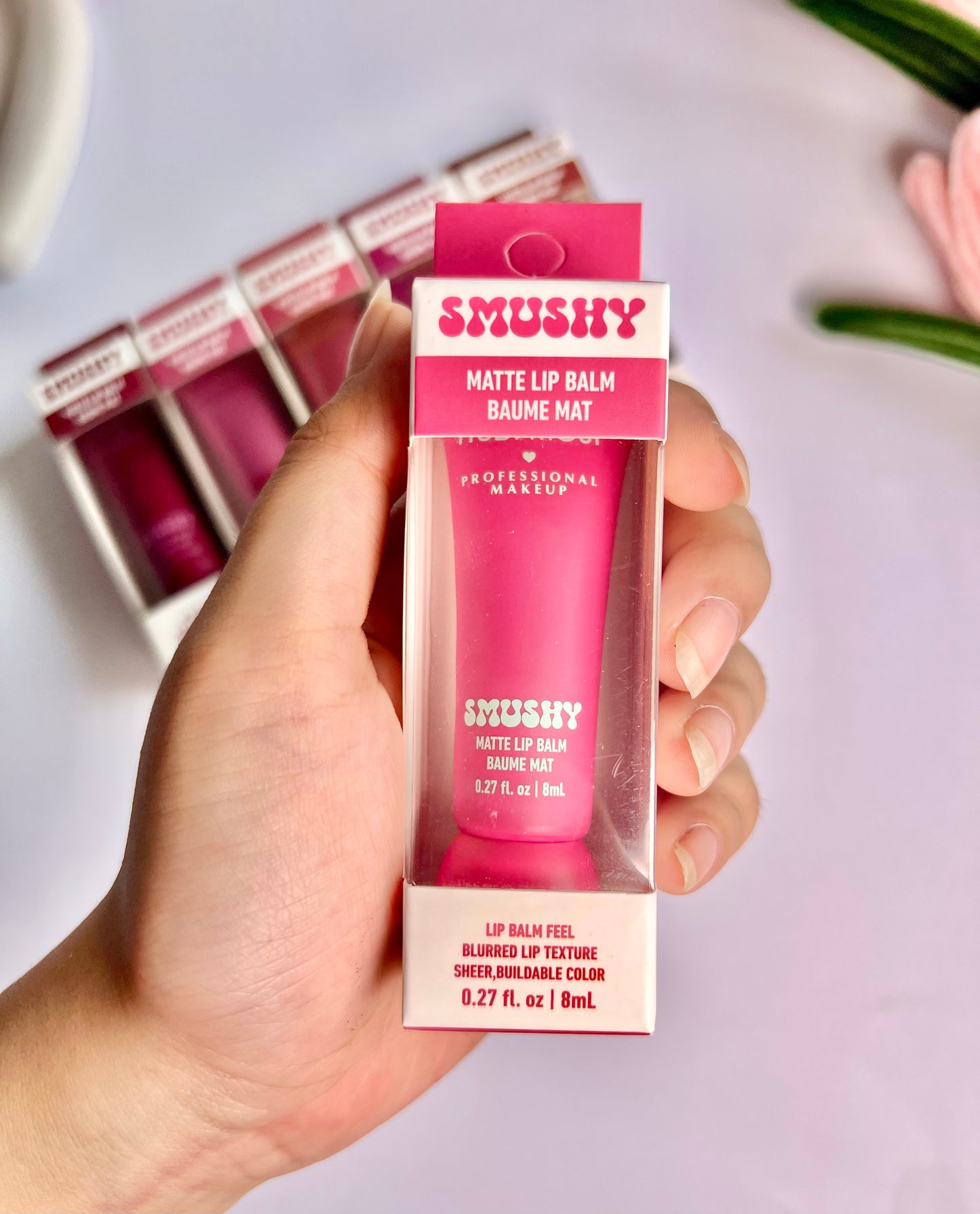 Smushy matte lipbalm