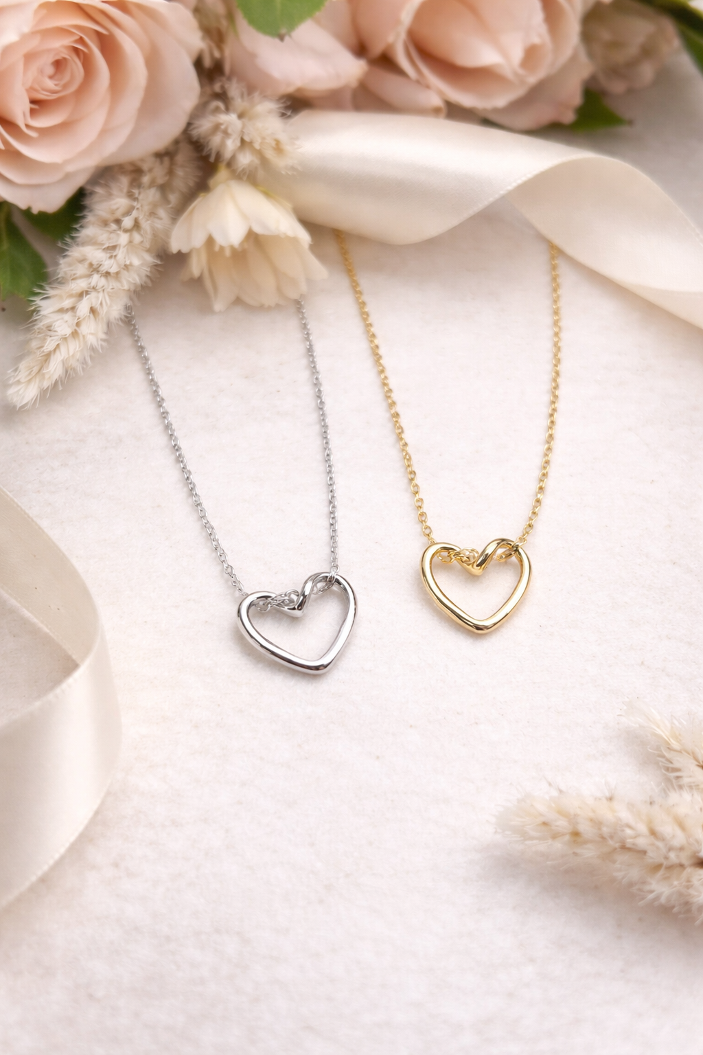 Anti tarnish trendy heart pendant