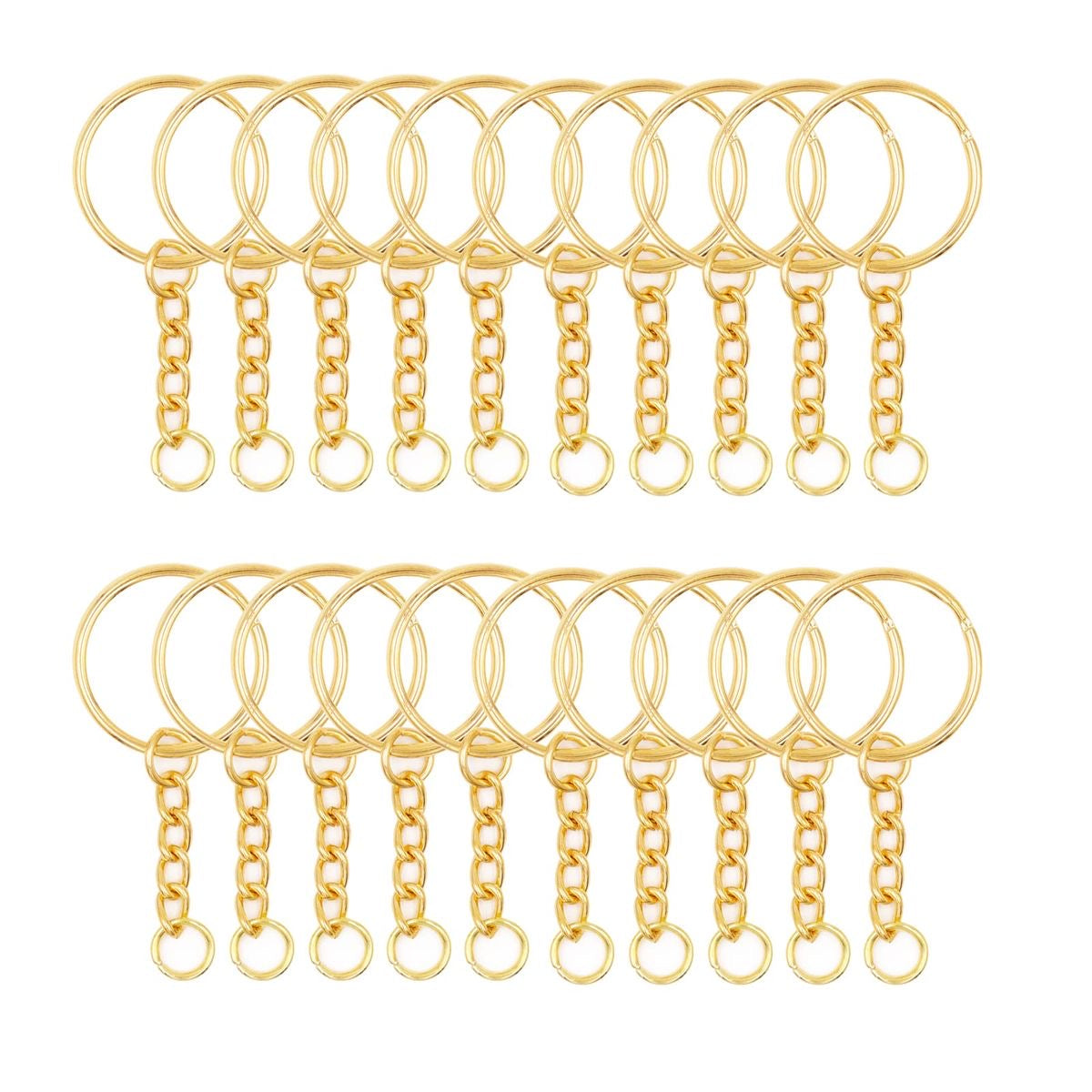 12pcs Keychain rings