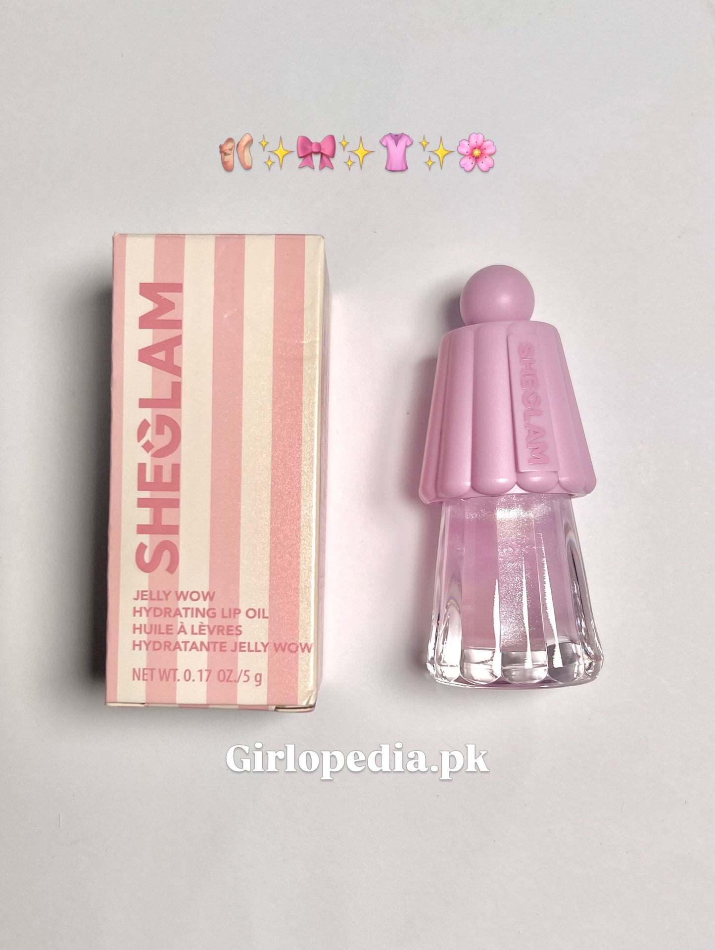 High quality sheglam transparent lipoil (random color)