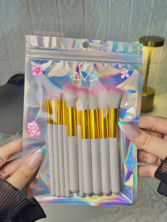 10pcs makeup brushes set