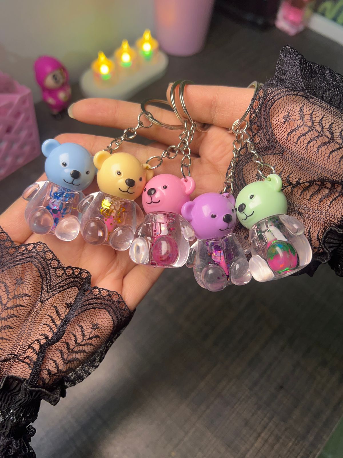 Teddy lipoil Keychain