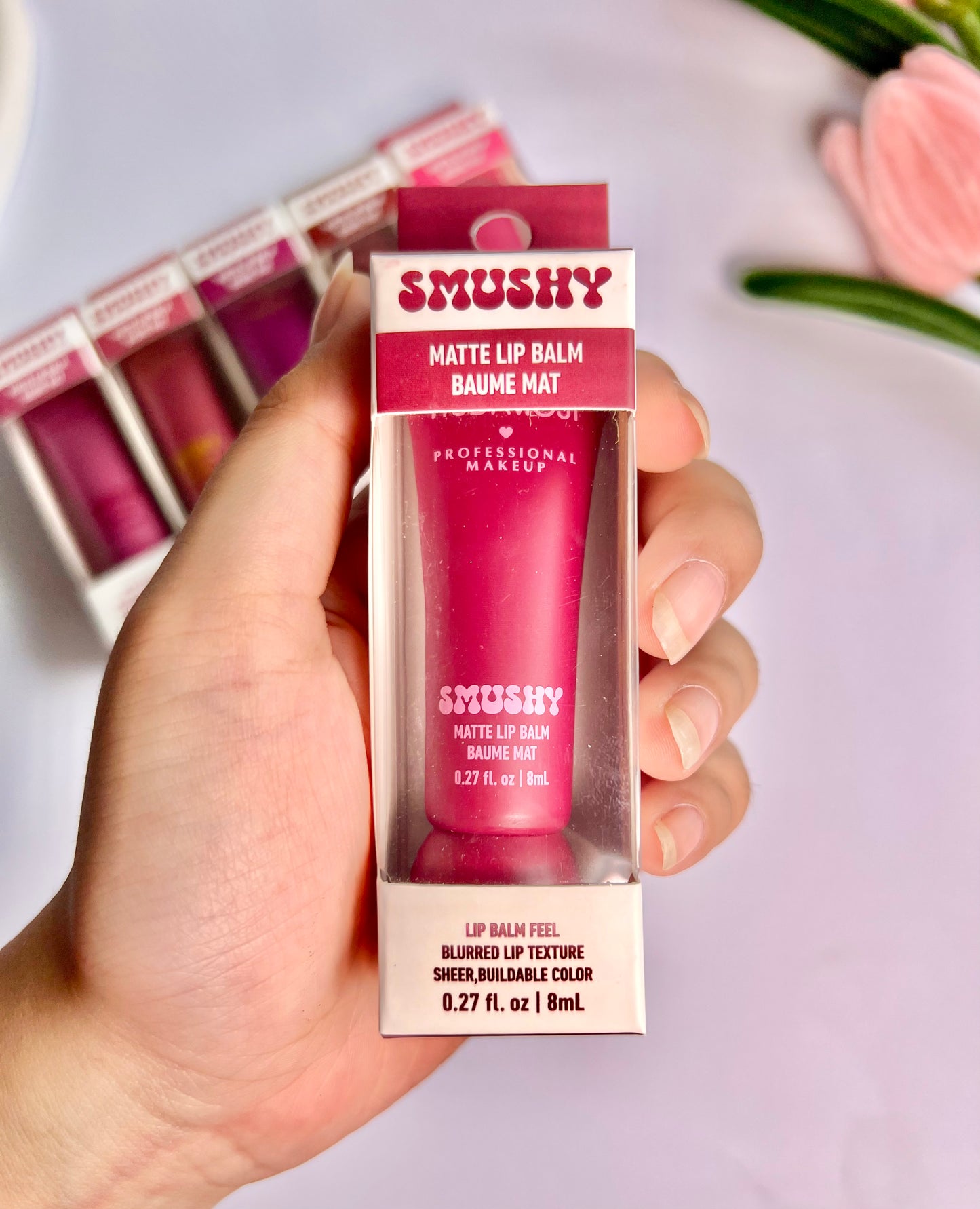Smushy matte lipbalm