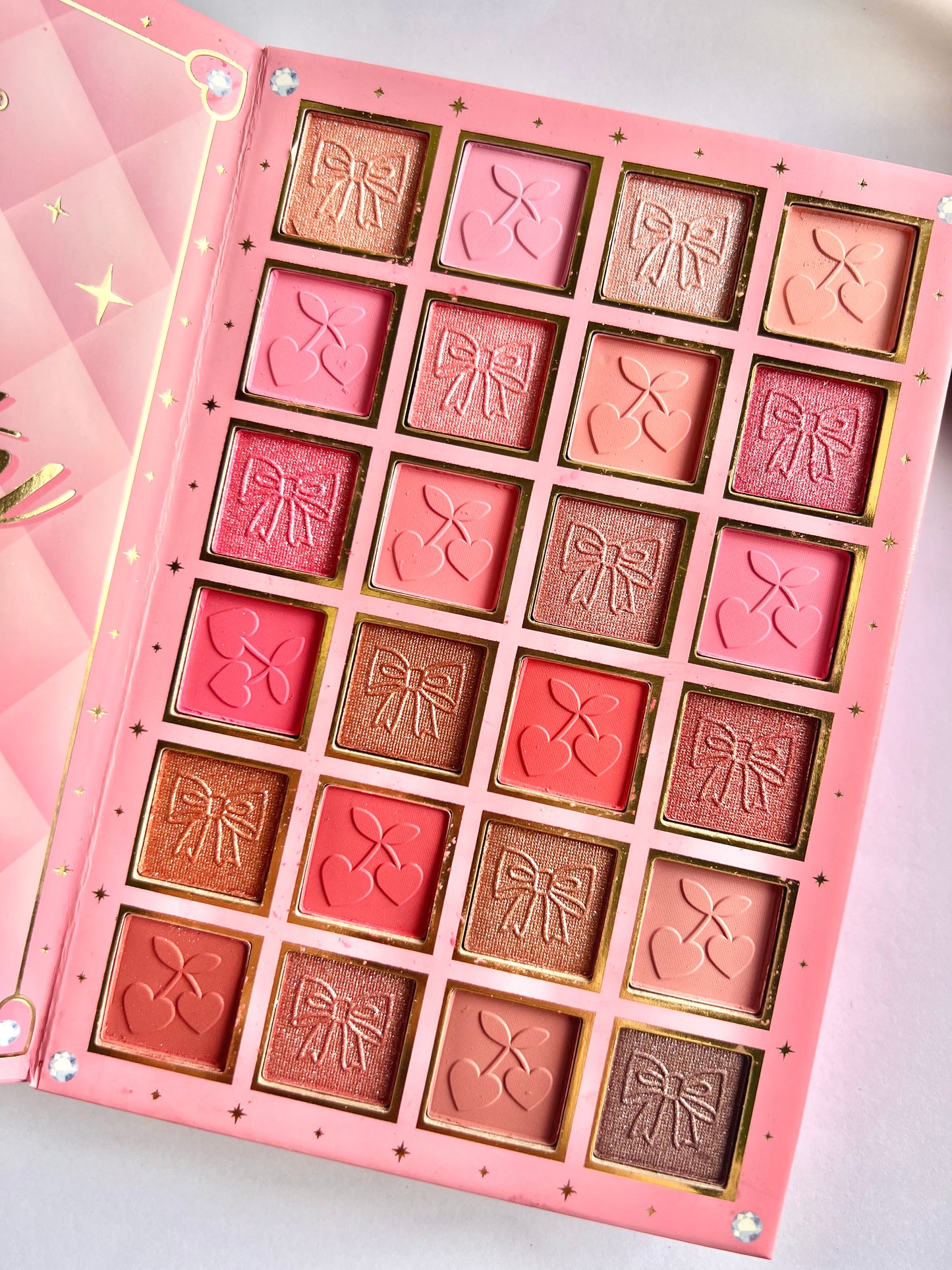 Romcom makeup book palette