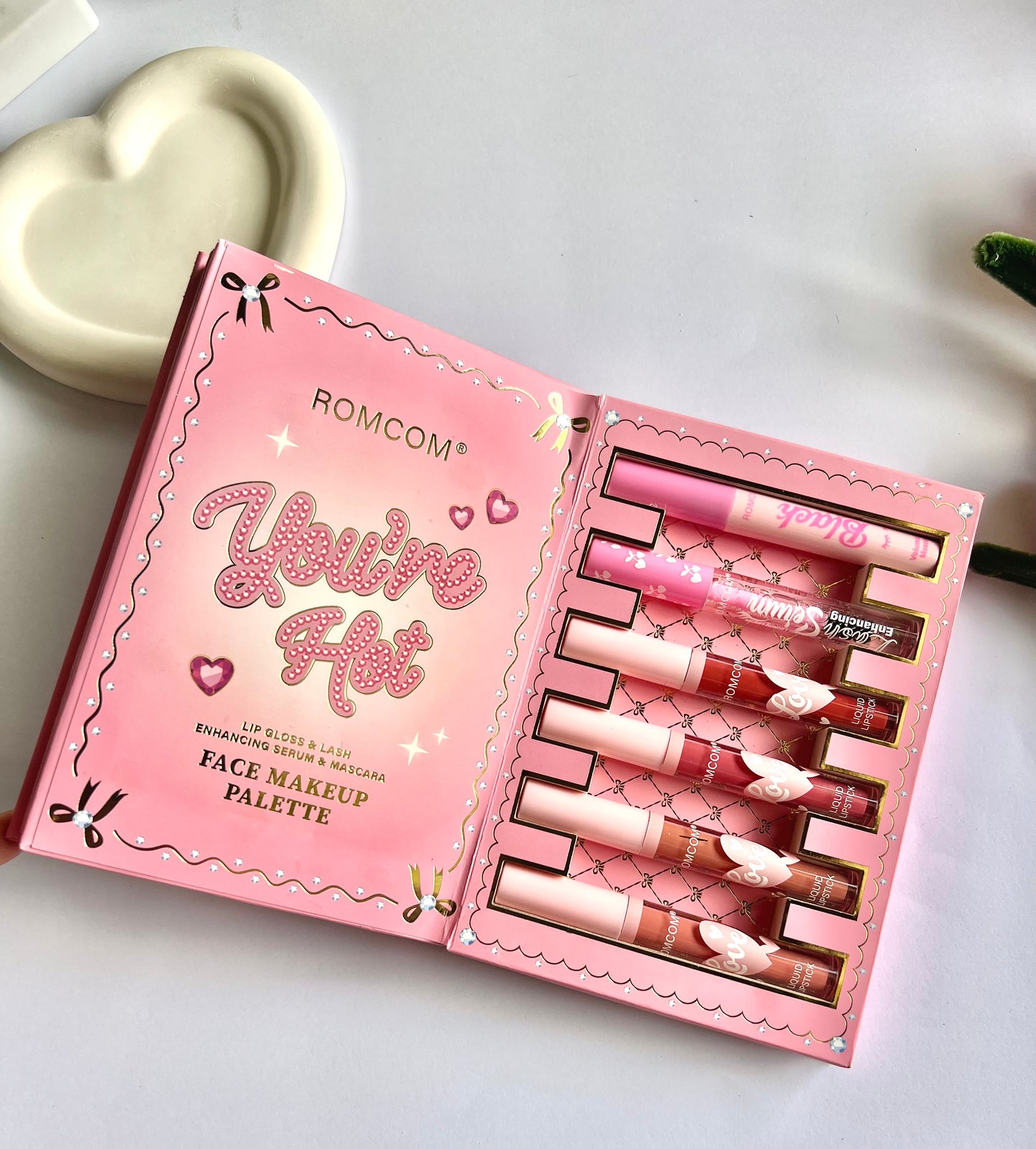 Romcom makeup book palette