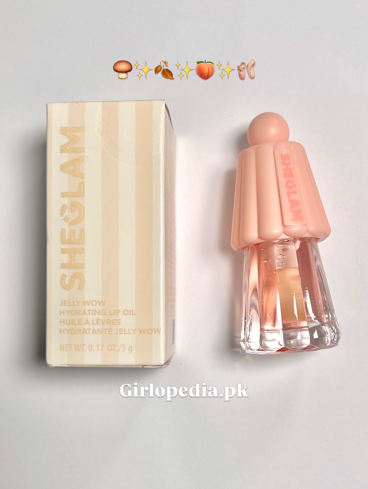 High quality sheglam transparent lipoil (random color)