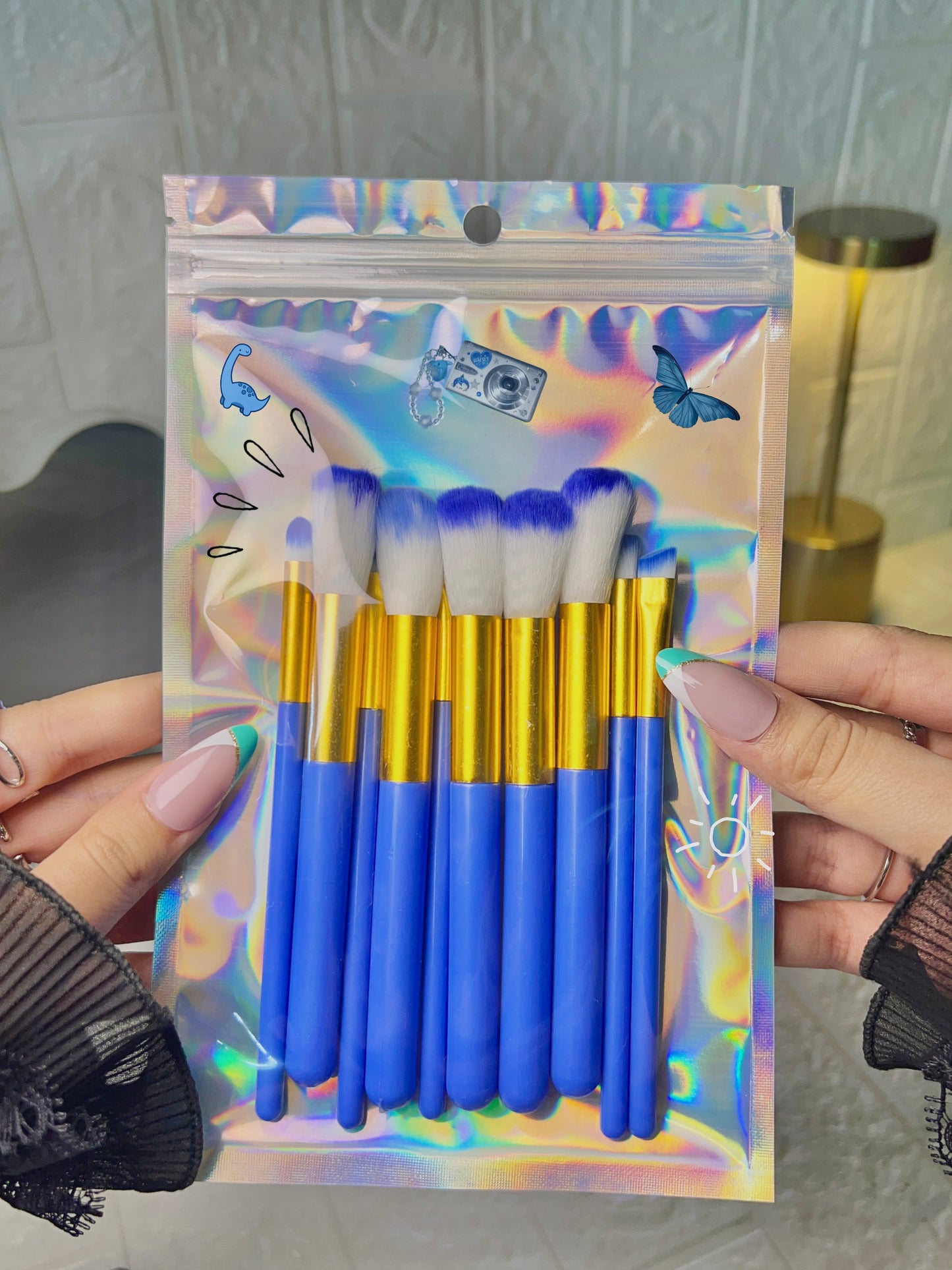 10pcs makeup brushes set