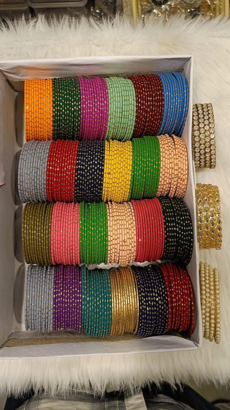 Metal bangles (1 dozen)