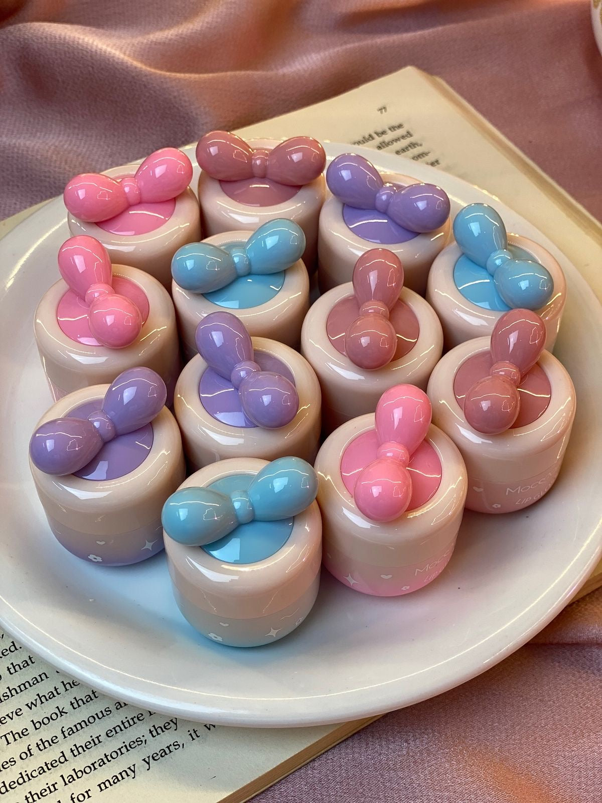 Cute korean bowknot lip muds 1pc