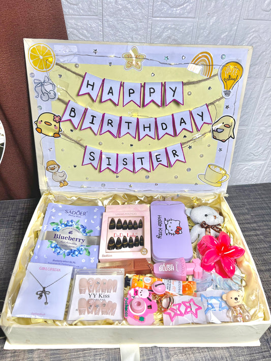 Decor on box (box & lights not included)