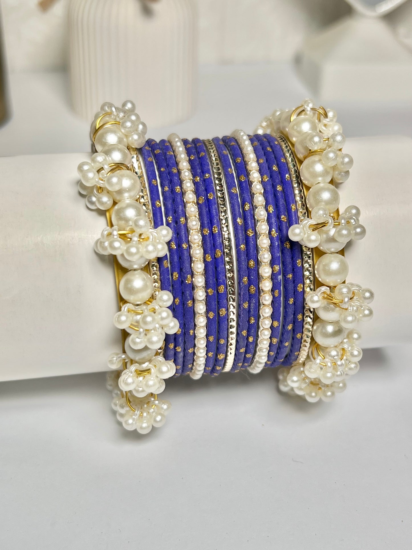 Beautiful metal bangles set (1 set)