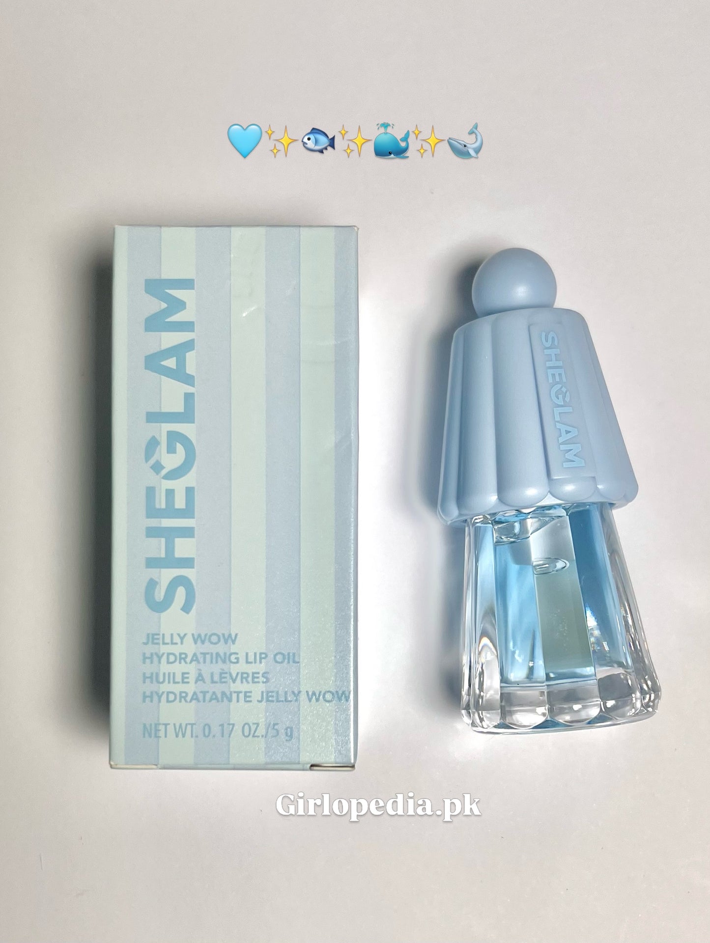 High quality sheglam transparent lipoil (random color)