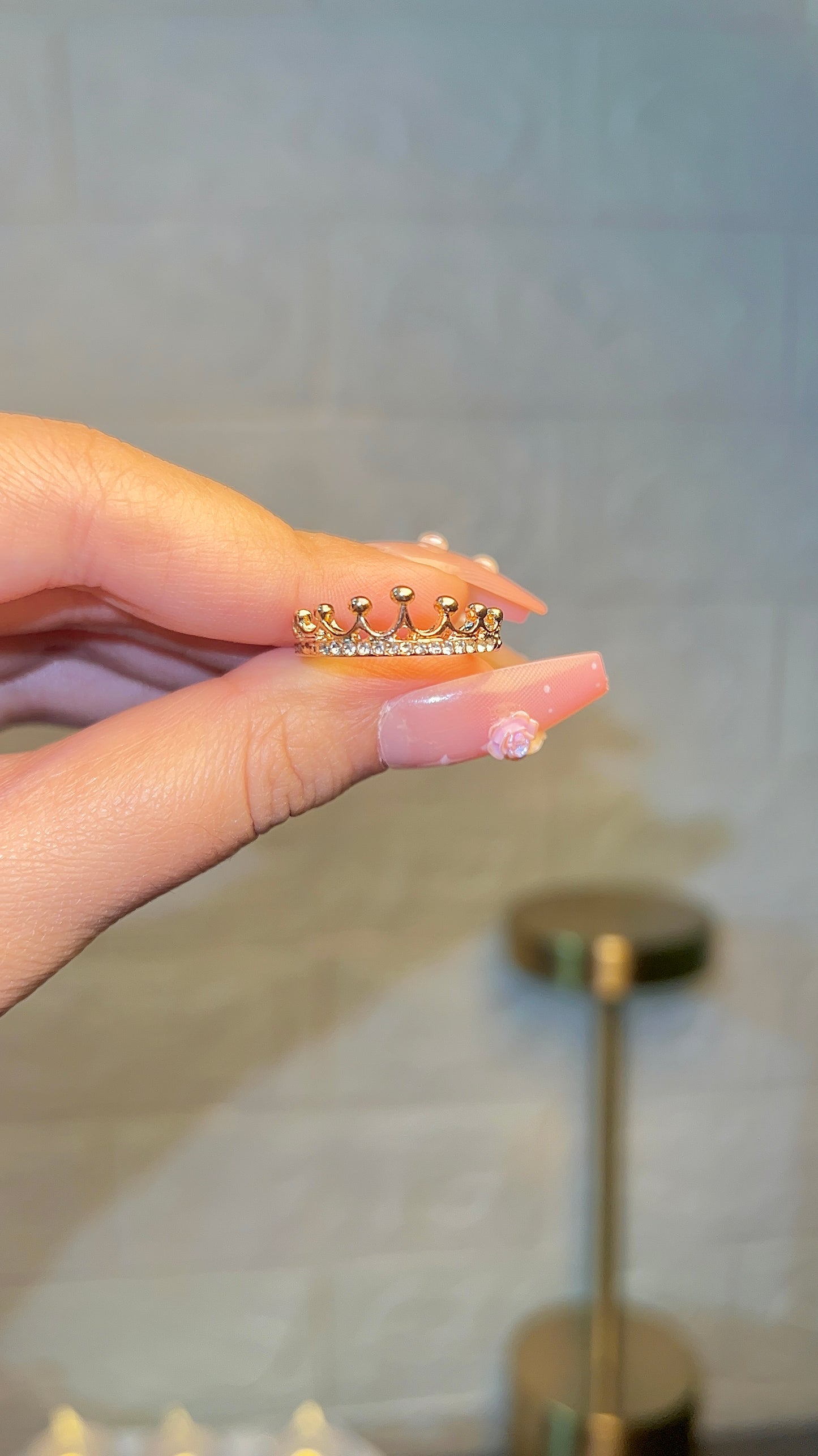 Stainless crown ring