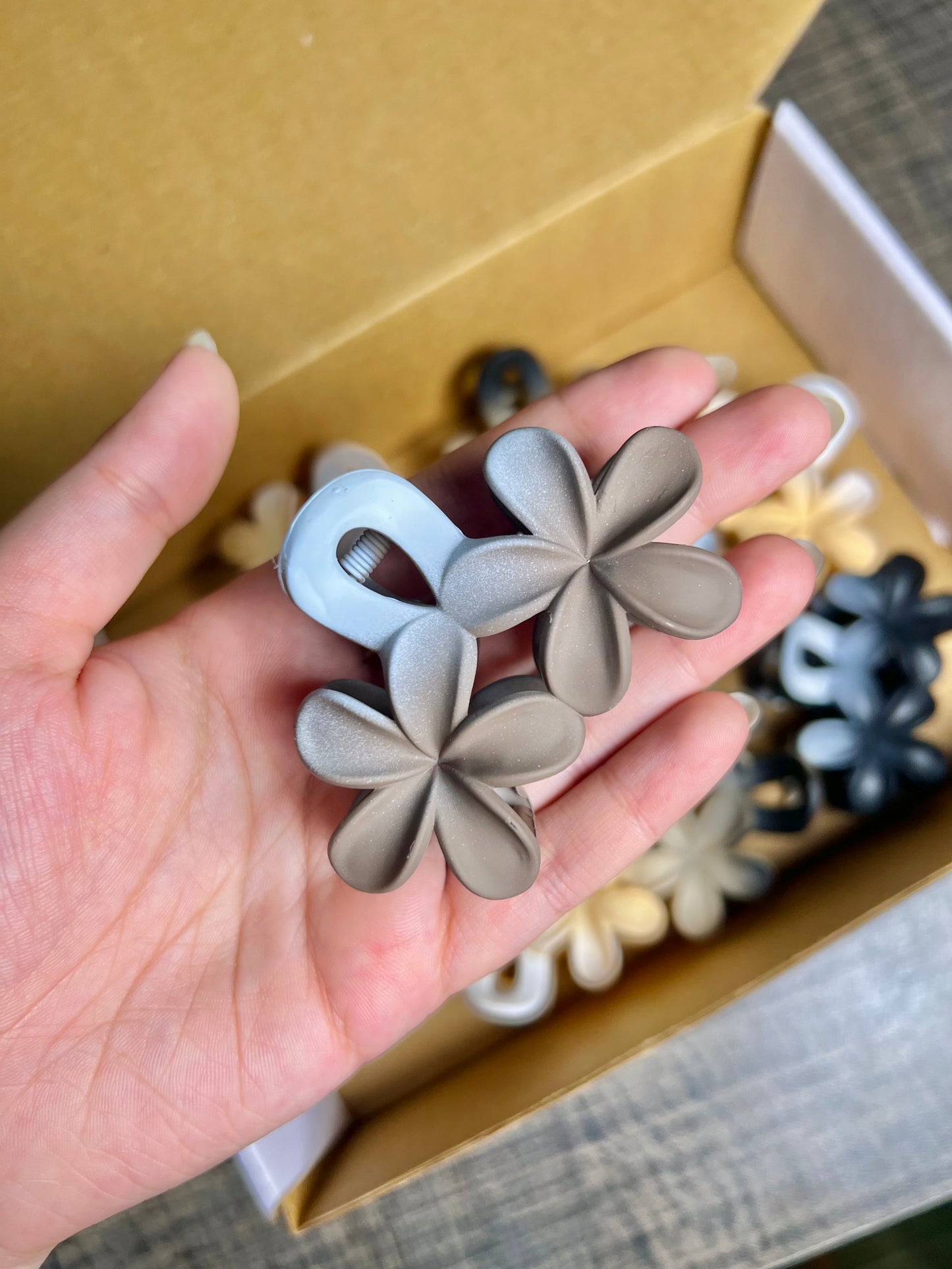 Matte claw clip