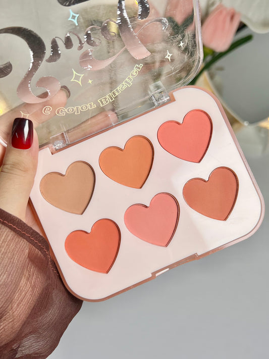 Cute blush palette
