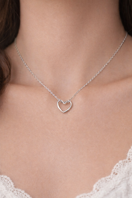 Anti tarnish trendy heart pendant