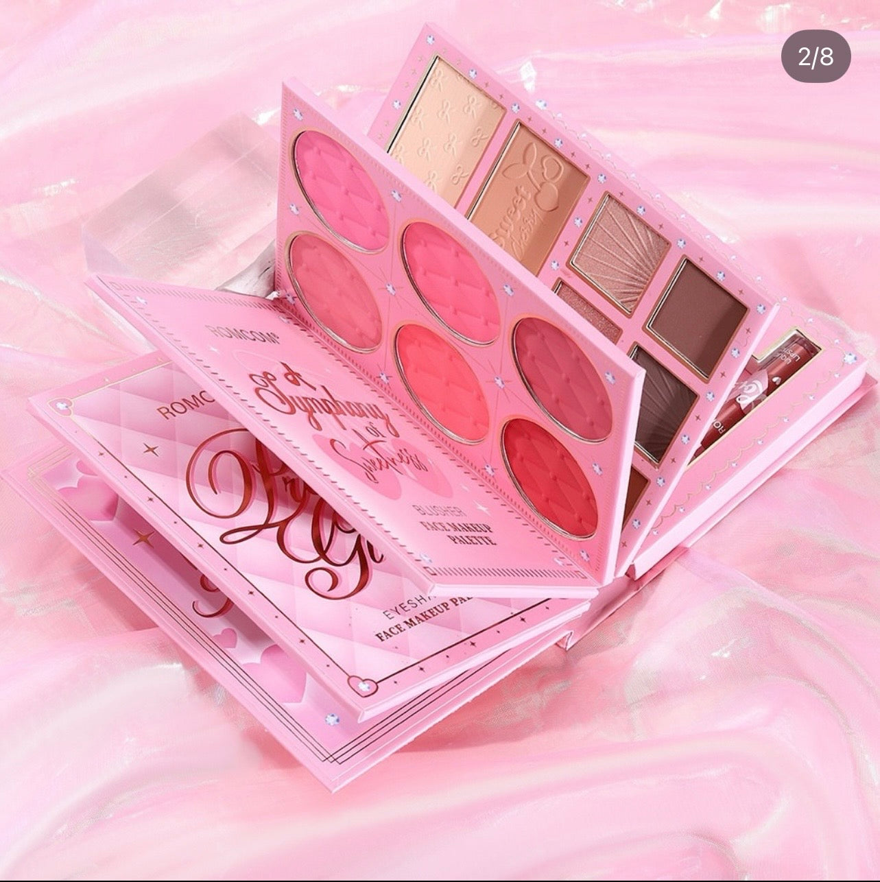 Romcom makeup book palette