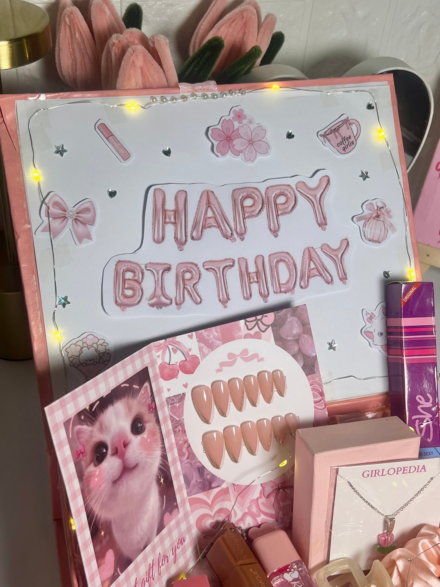 Complete happy birthday gift box