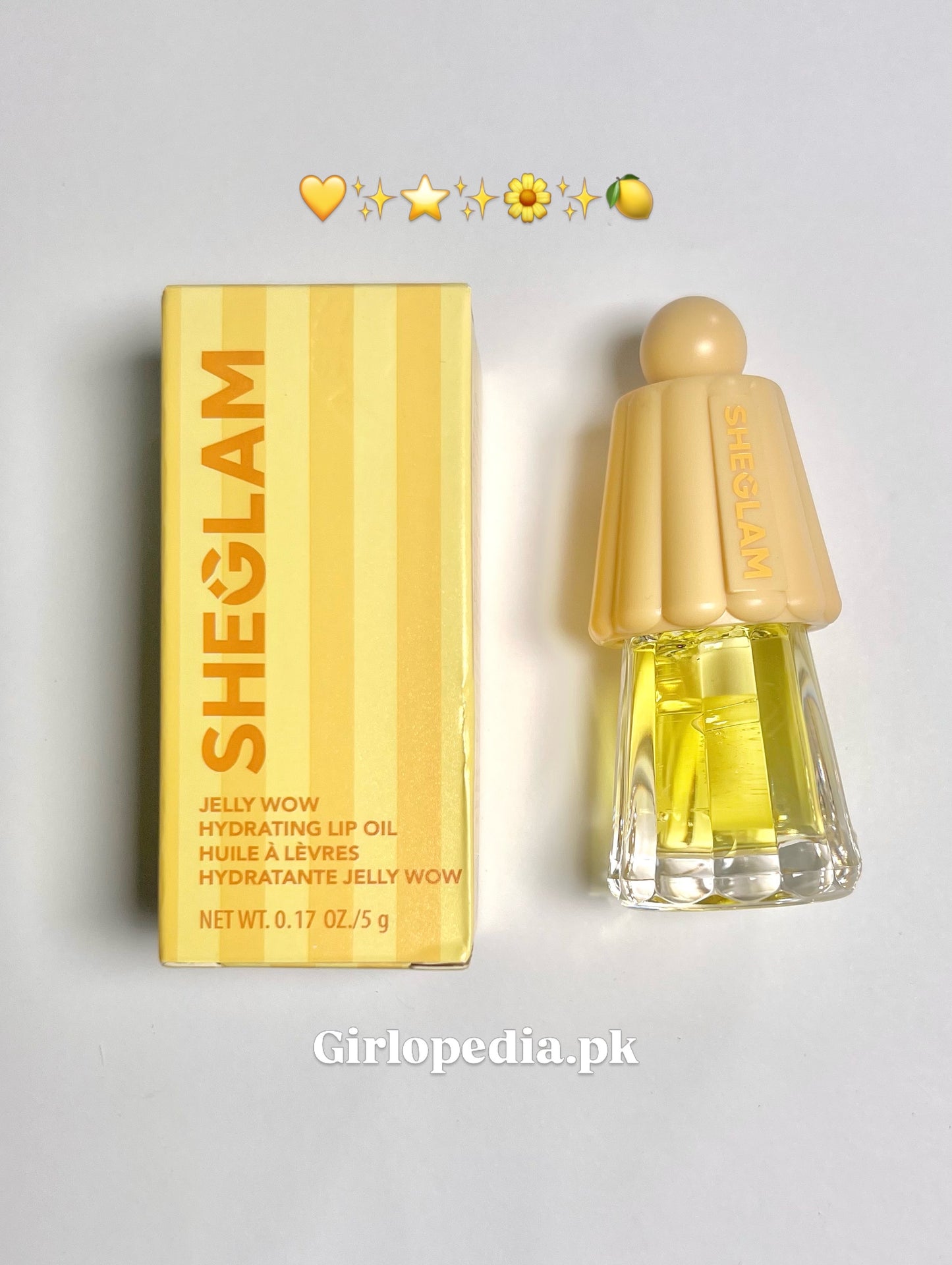 High quality sheglam transparent lipoil (random color)
