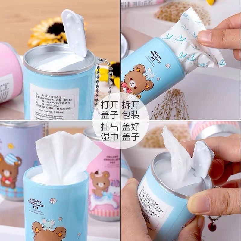 1pc Wet wipes can