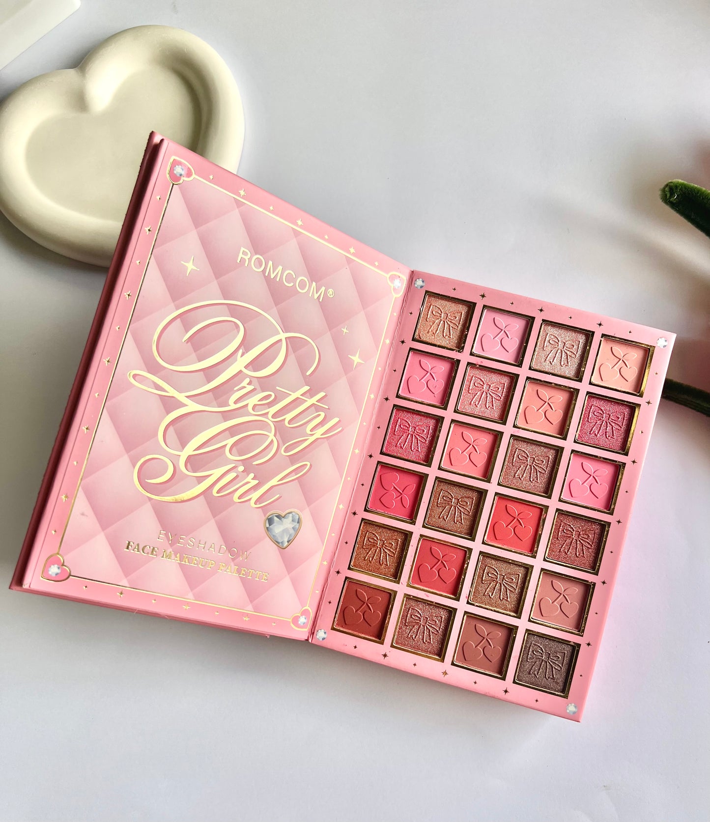 Romcom makeup book palette