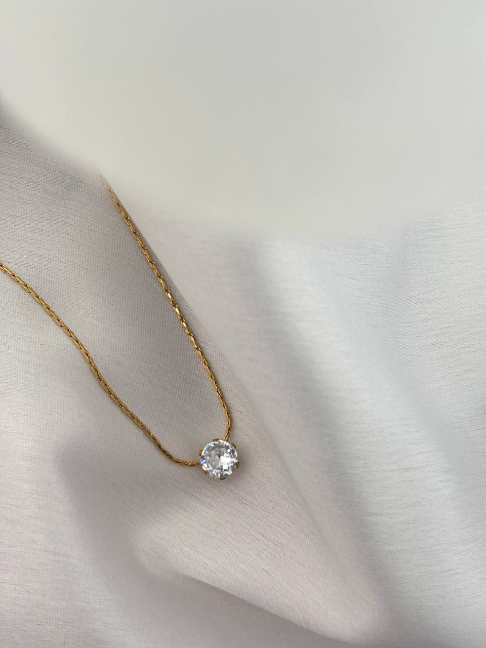 Stainless stone necklace/pendant