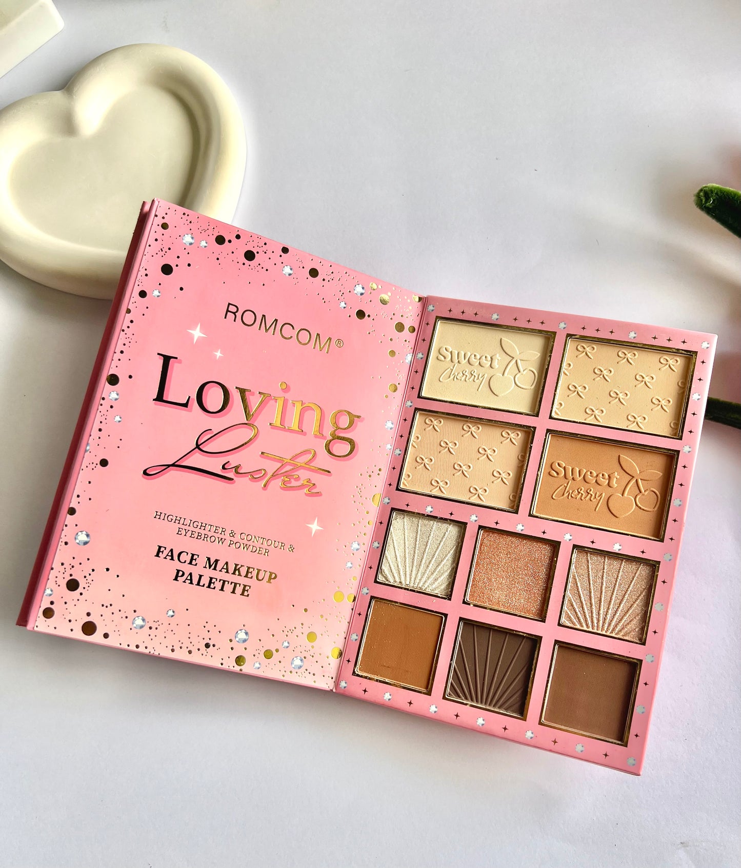 Romcom makeup book palette