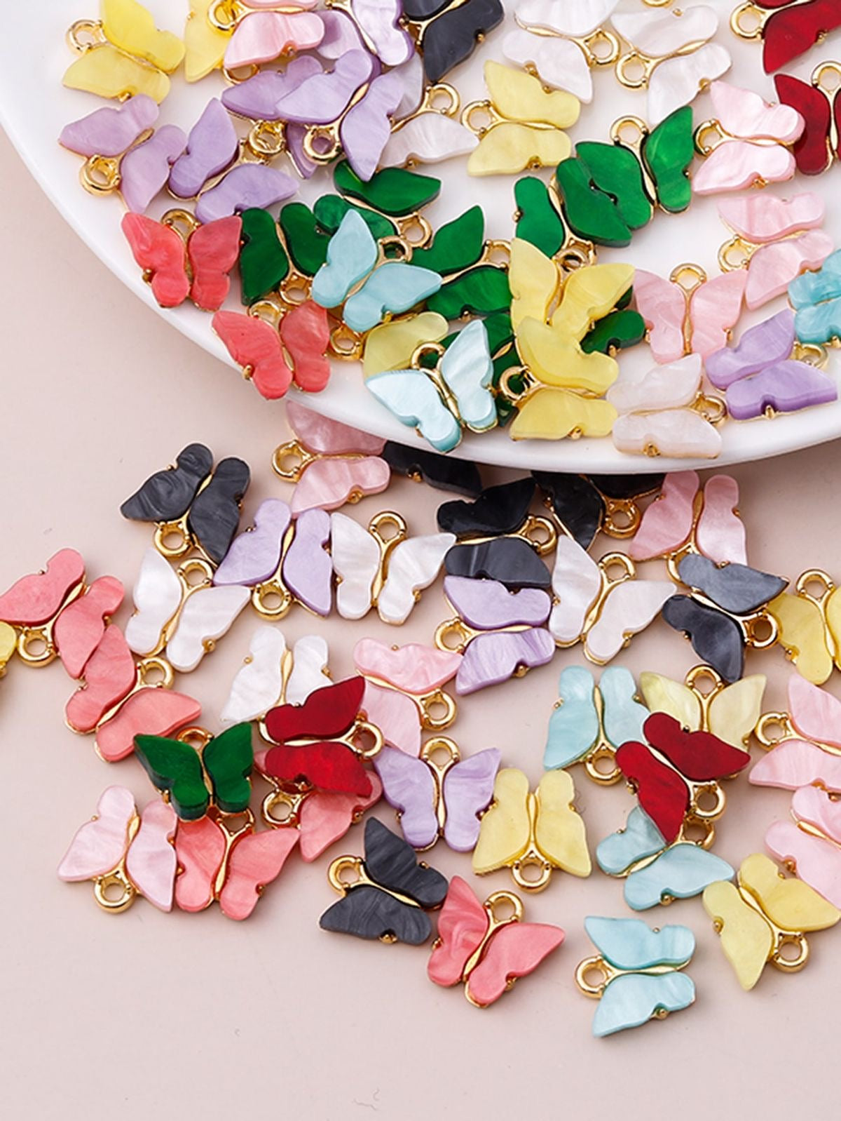 10pcs butterfly charm