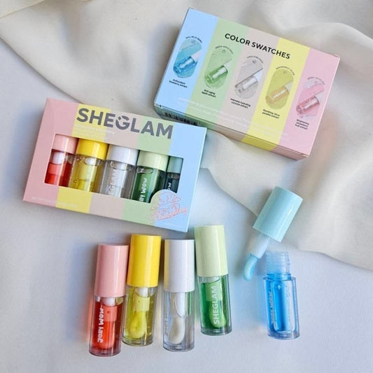 Sheglam lipoil pack of 5 high quality dupe