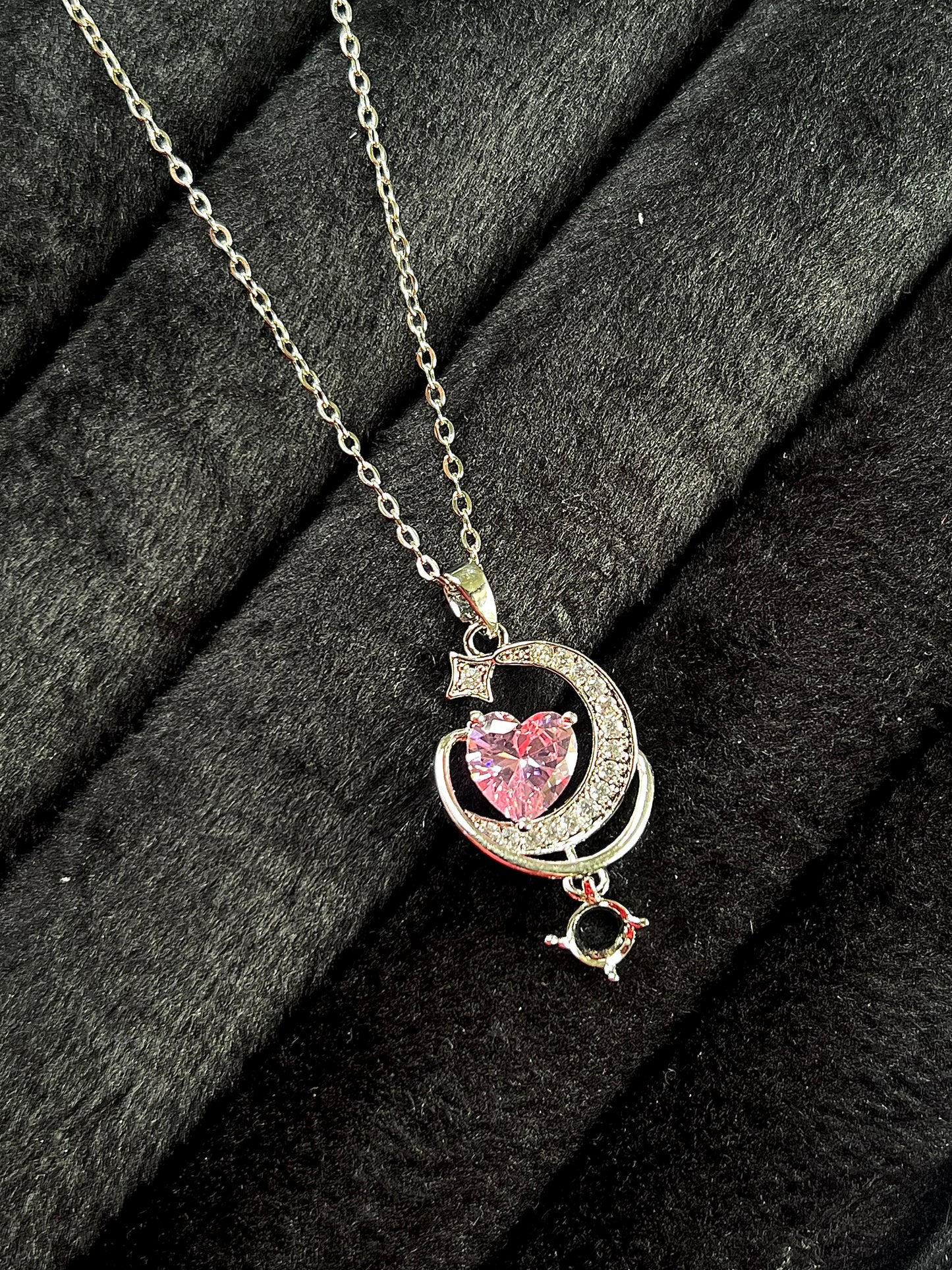 Fairy heart pendant stainless steel anti tarnish locket