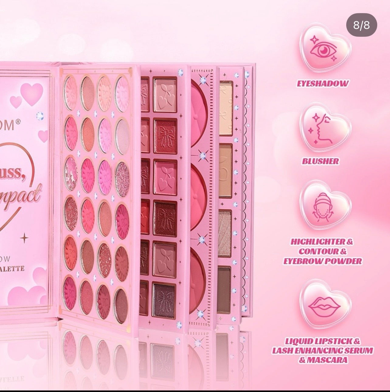 Romcom makeup book palette