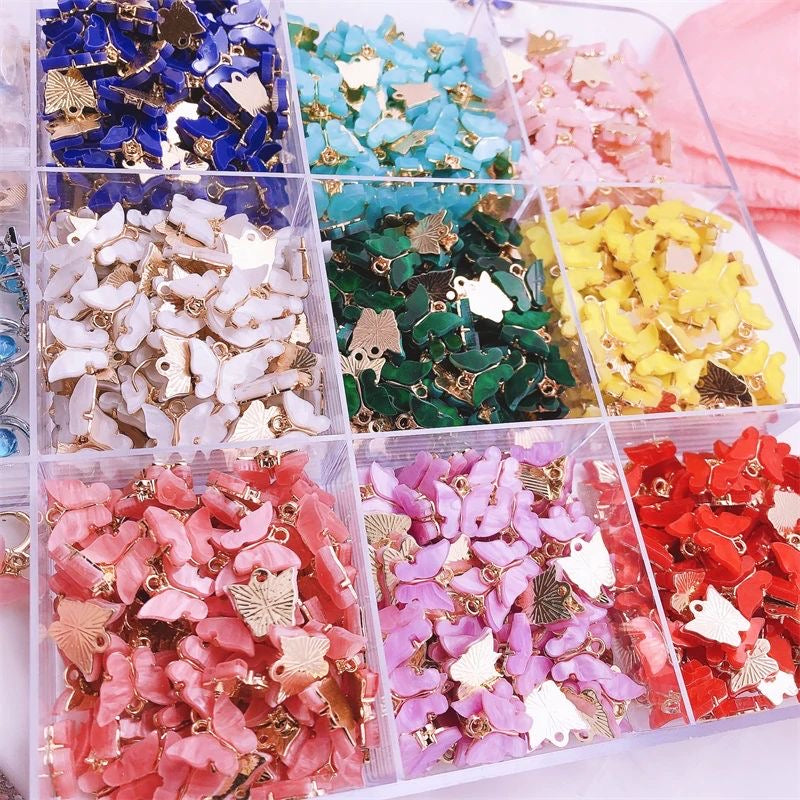 10pcs butterfly charm