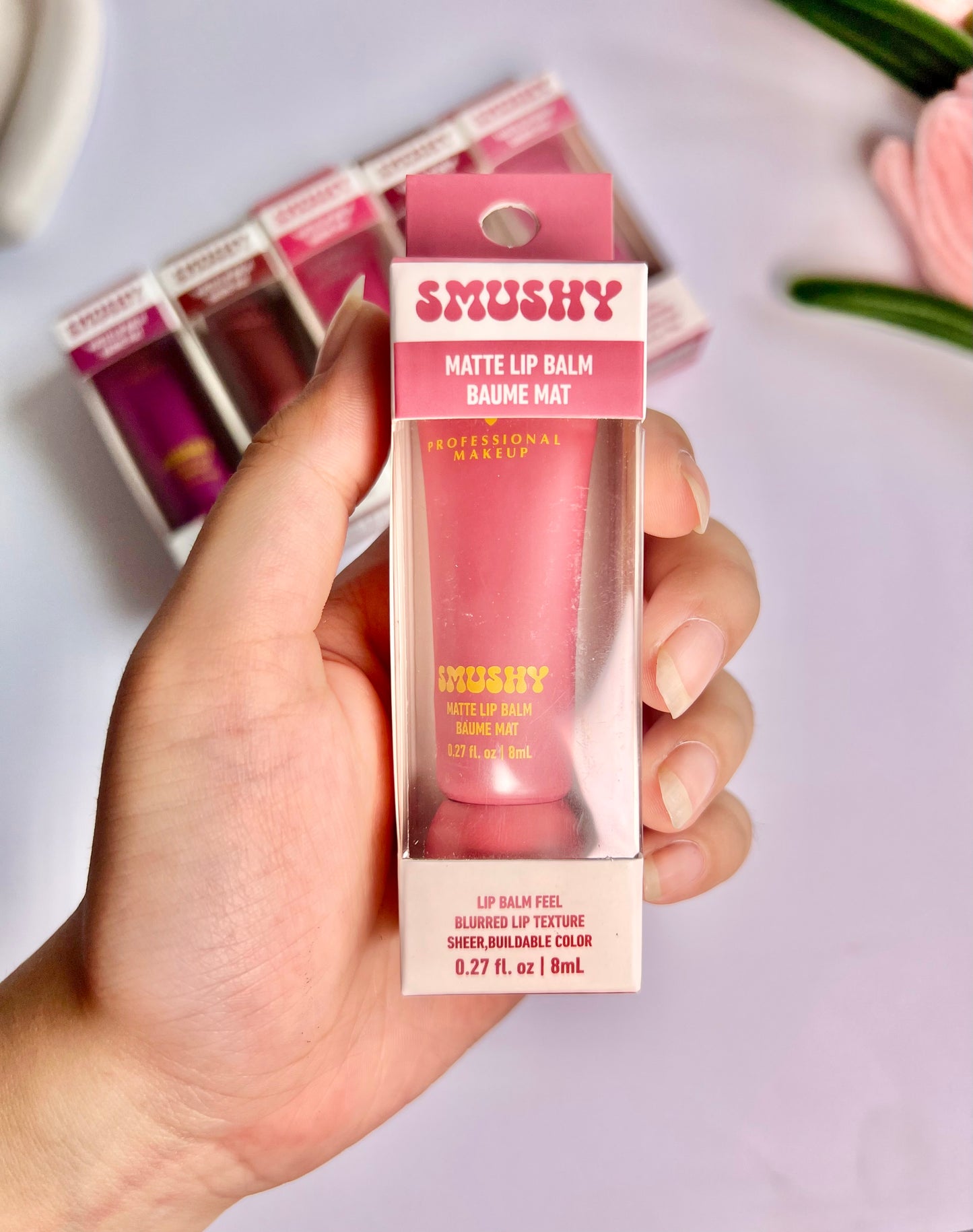 Smushy matte lipbalm