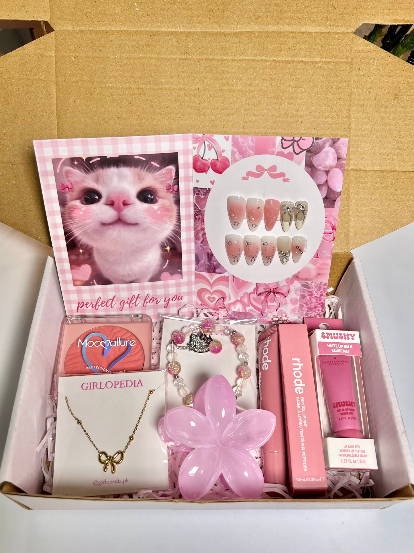 Pink gift box