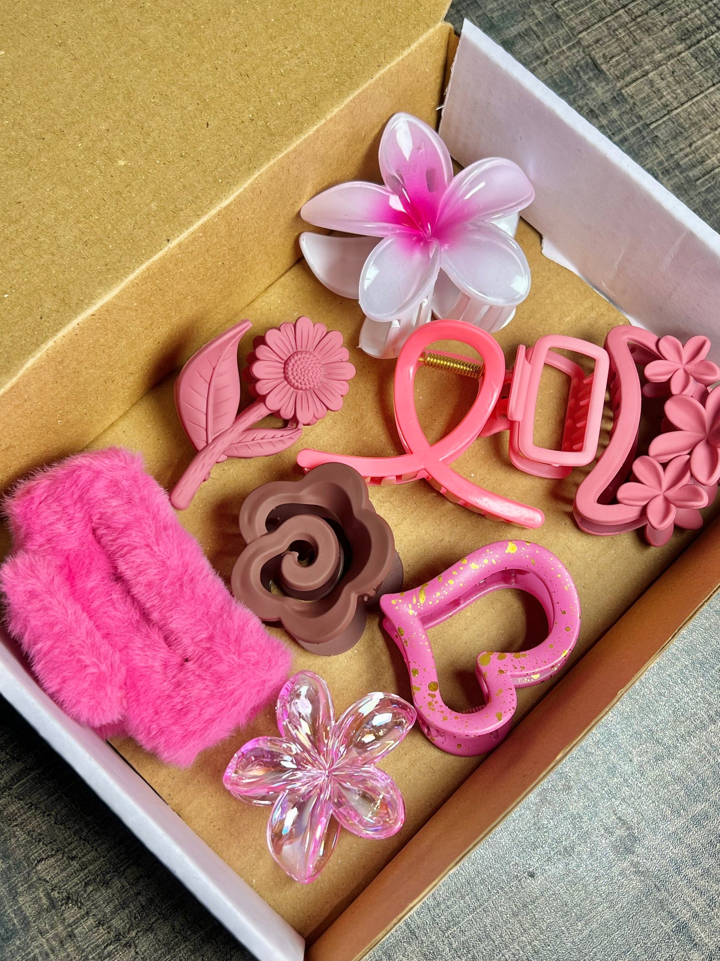 Hotpink claw clip bundle
