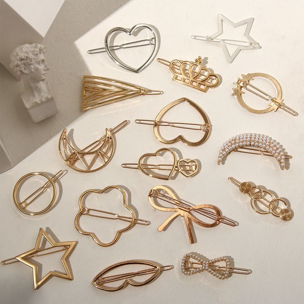 Trendy metal hair clip (1 clip)
