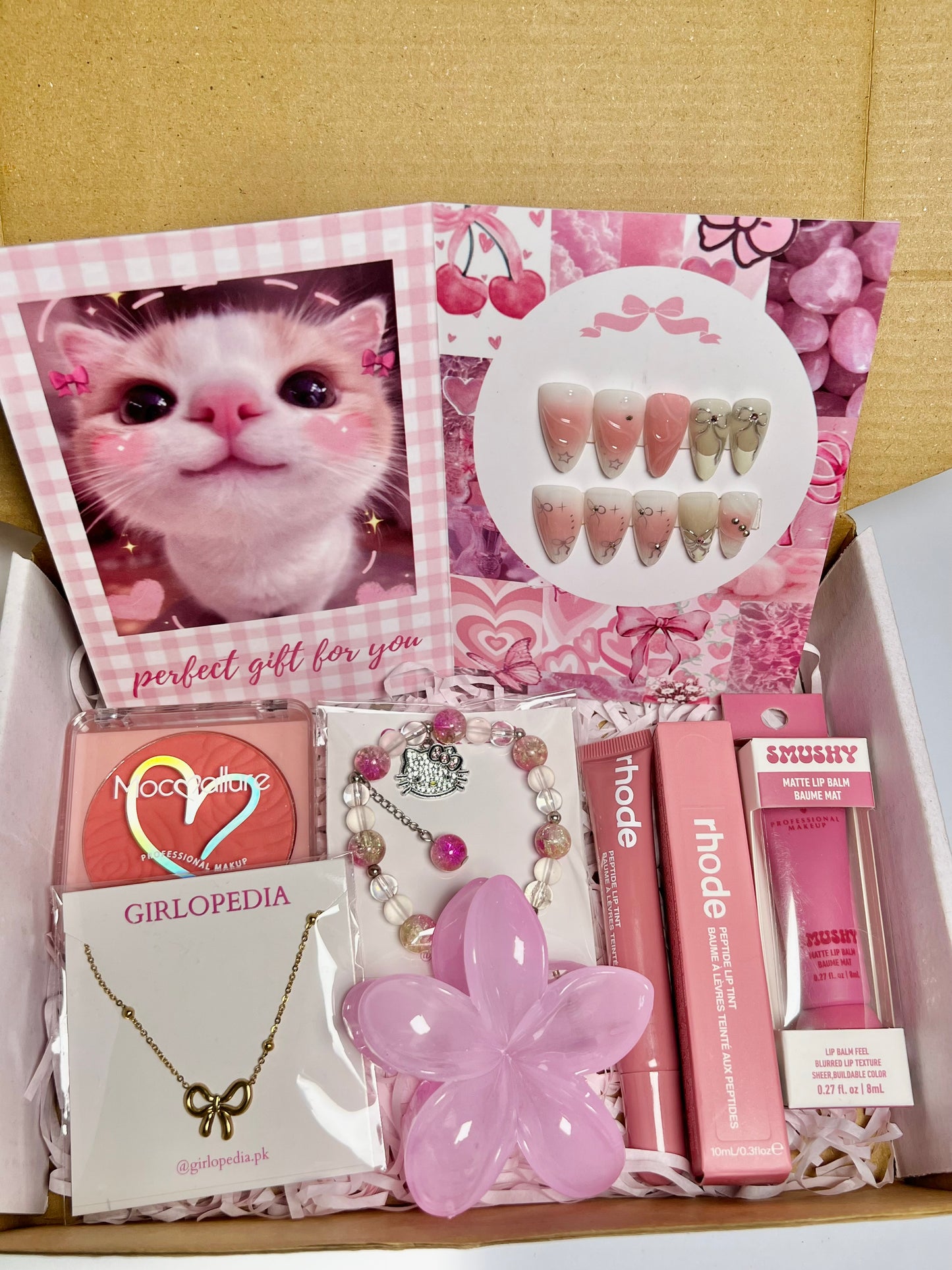 Pink gift box