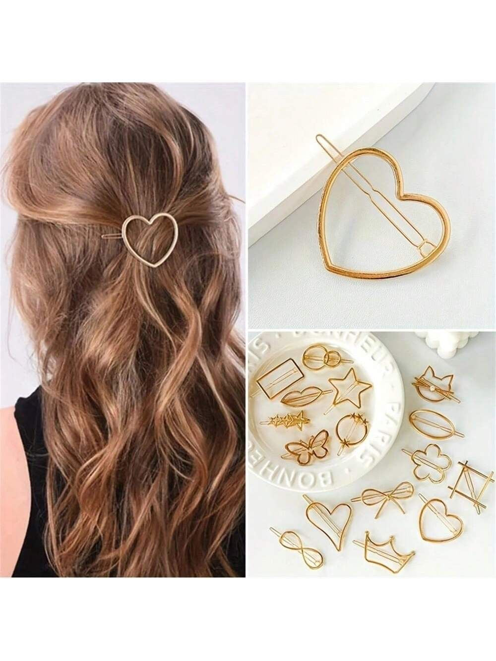 Trendy metal hair clip (1 clip)