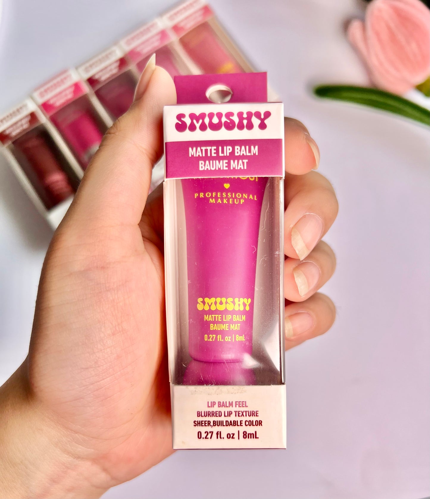 Smushy matte lipbalm