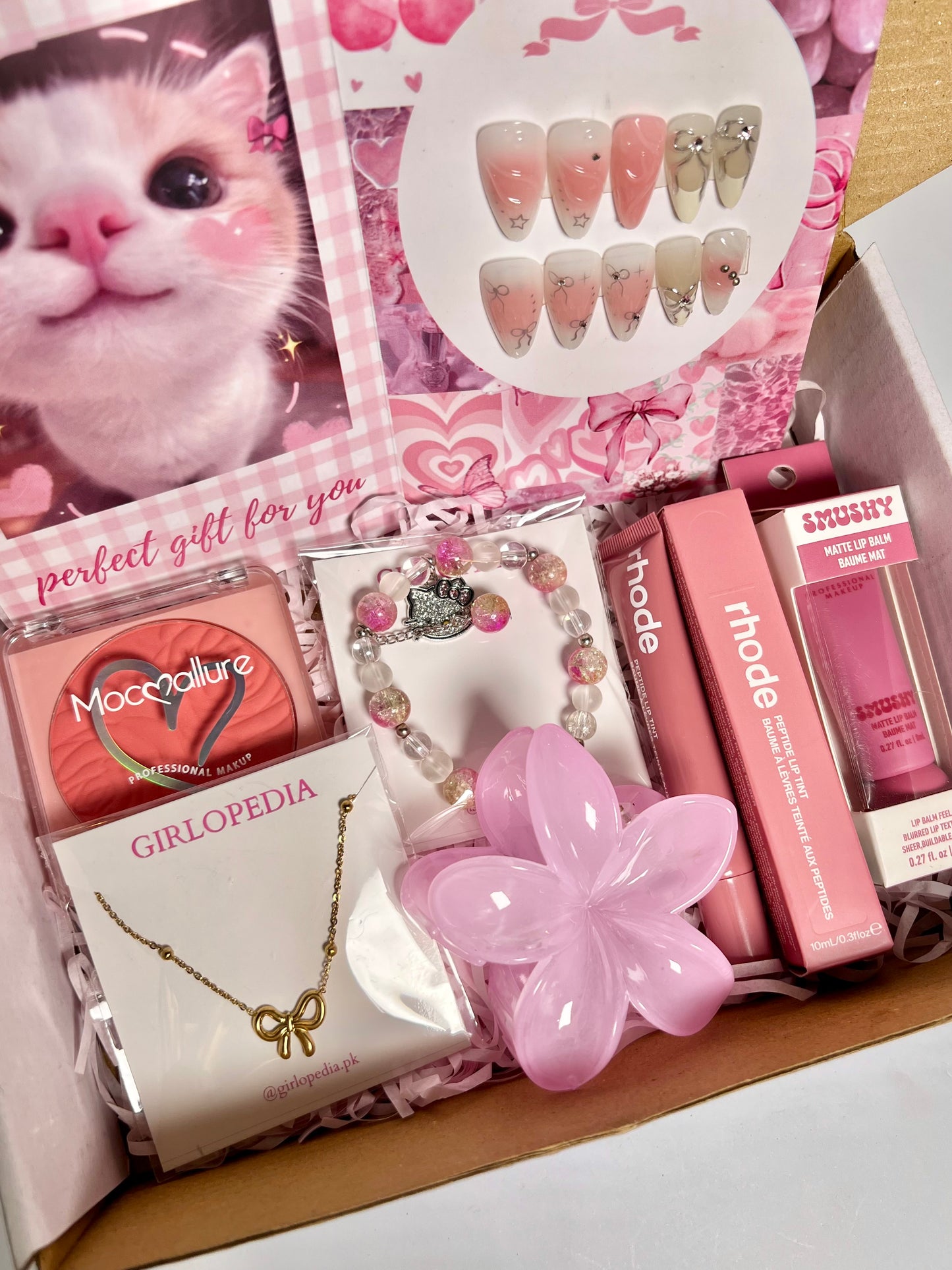 Pink gift box