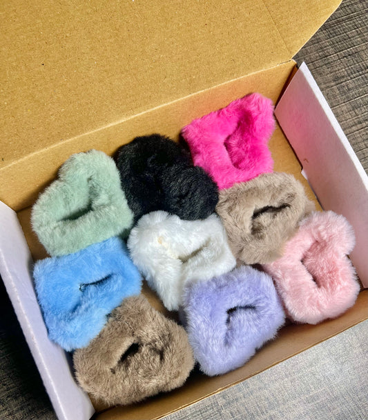 Heart fur claw clip