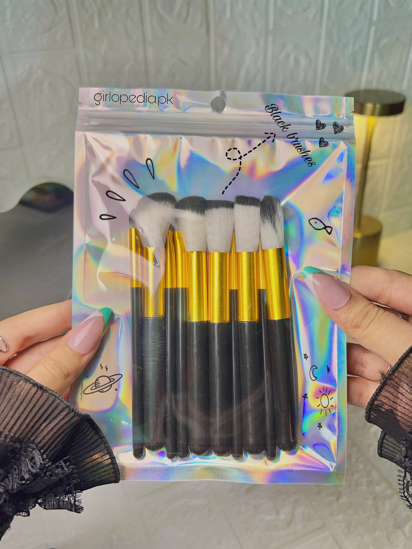 10pcs makeup brushes set
