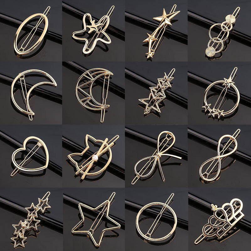 Trendy metal hair clip (1 clip)