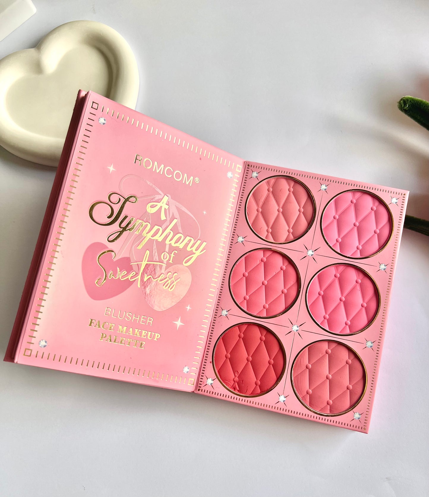 Romcom makeup book palette