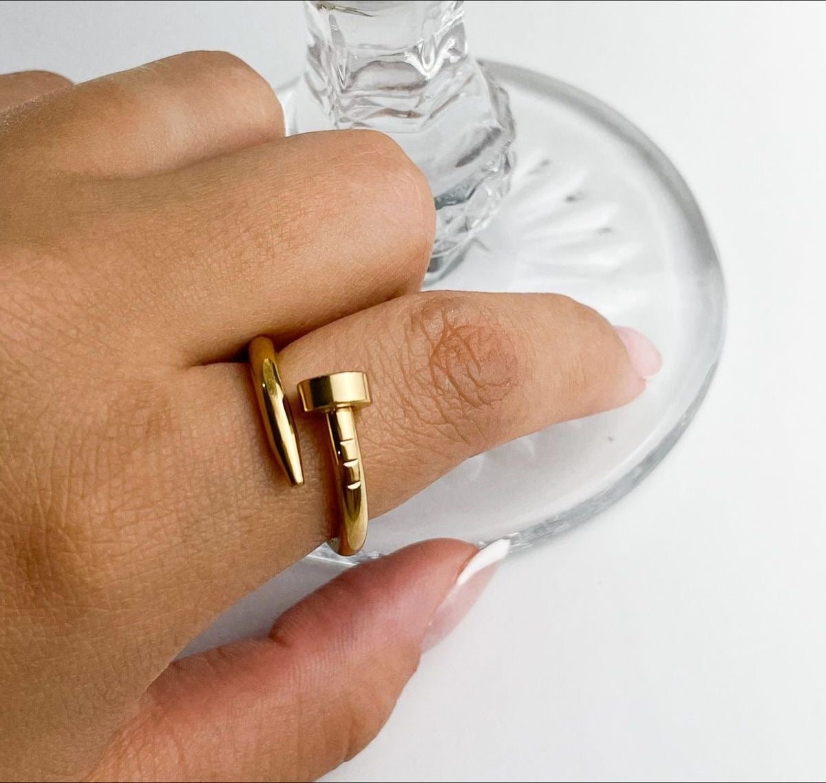 Stainless steel nail ring