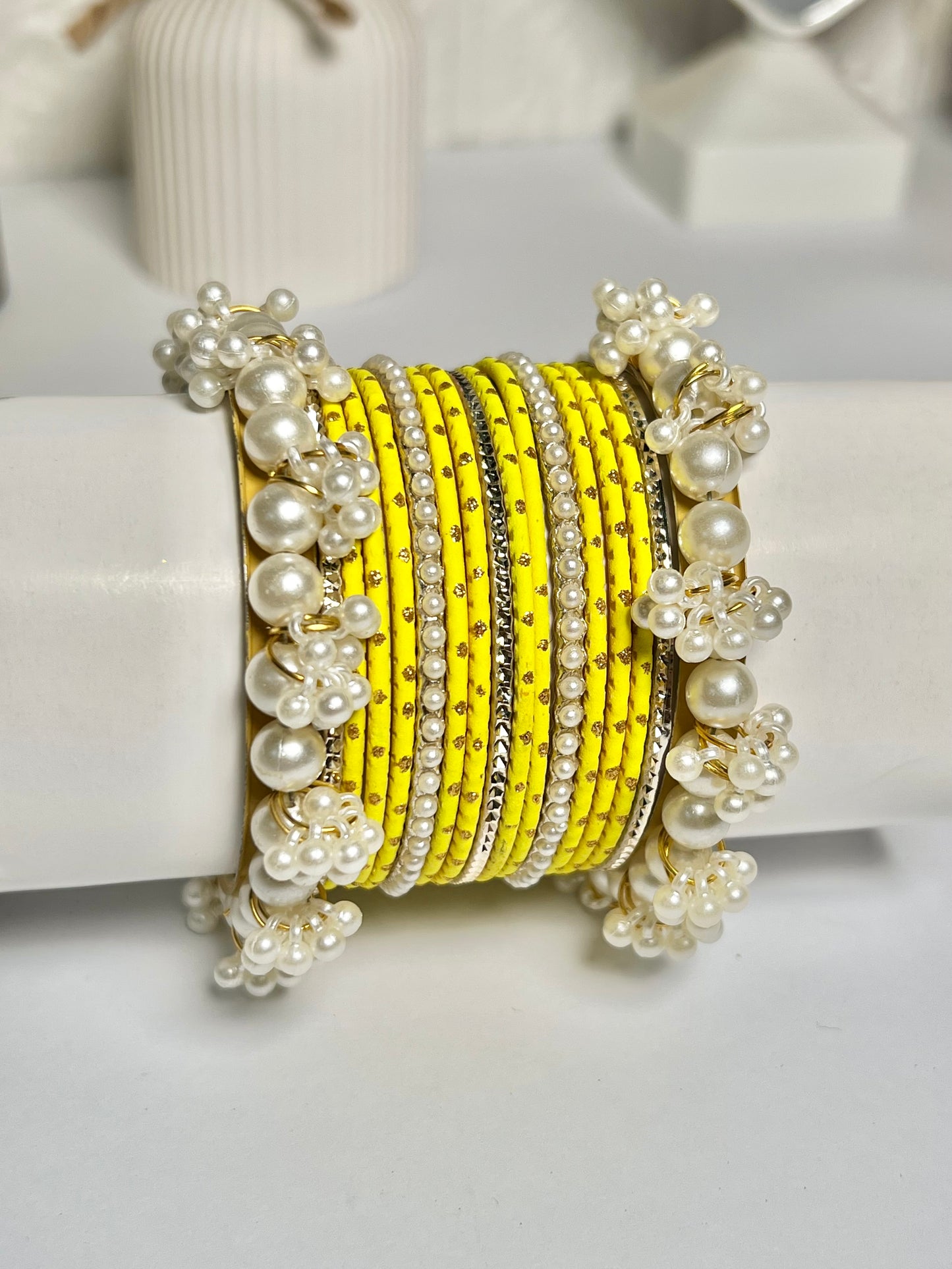 Beautiful metal bangles set (1 set)