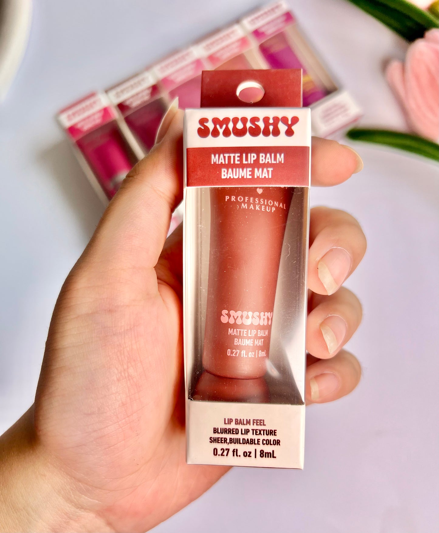 Smushy matte lipbalm