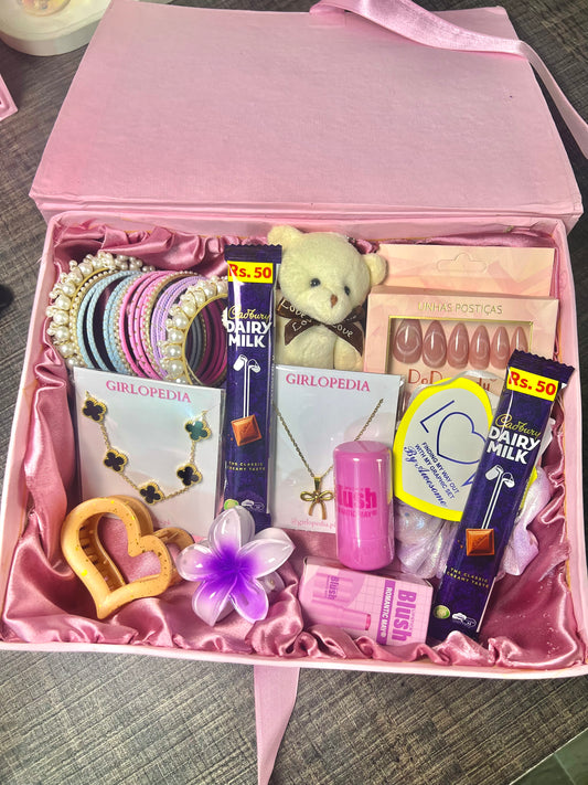 Pink gift box