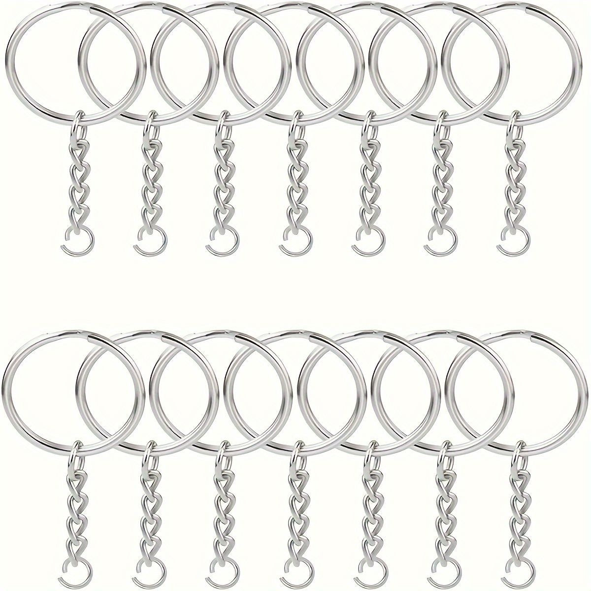 12pcs Keychain rings